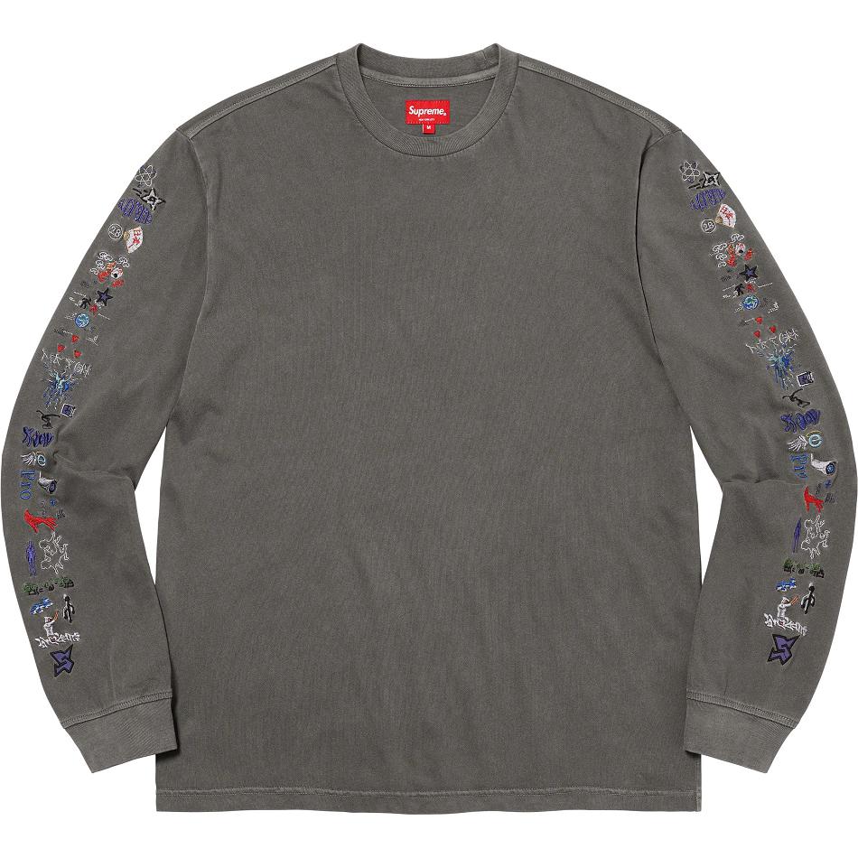 Supreme AOI Icons L/S Top Pulóverek Fekete | HU312FM