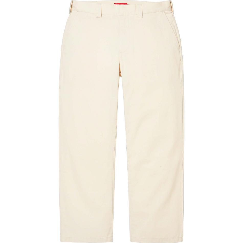 Supreme Munka Pant Nadrág Fehér | HU422ZG