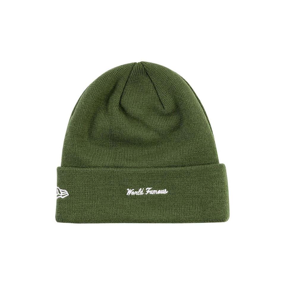 Supreme New Era Cross Box-Logo Beanie Kalap Zöld | HU109LH