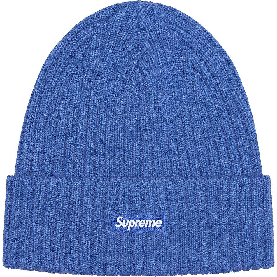 Supreme Overdyed Beanie Kalap Kék | HU157GL