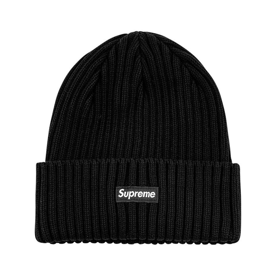 Supreme Overdyed Logo Beanie Kalap Fekete | HU108KI