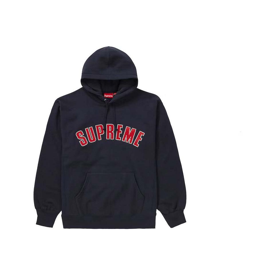 Supreme Pearl Logo Csuklyás Pulóverek Fekete | HU261GL