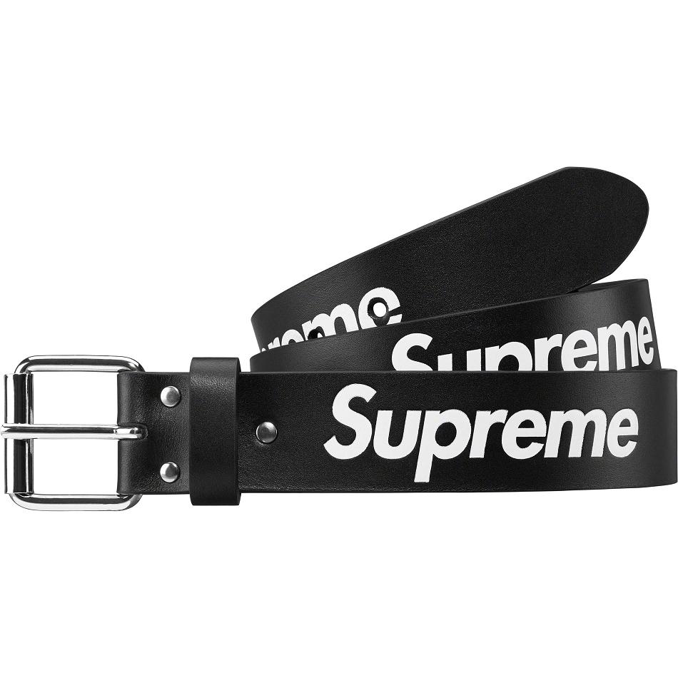 Supreme Repeat Bőr Belt Öv Fekete | HU162ZG