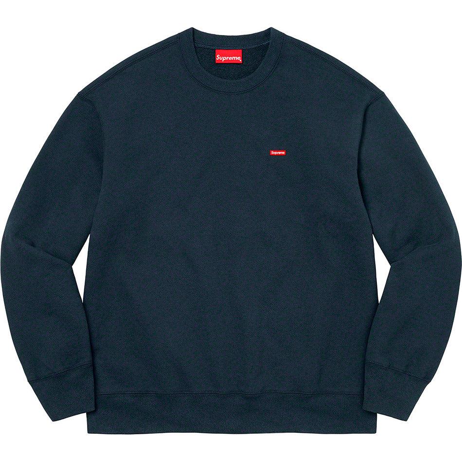 Supreme Small Box Crewneck Pulóverek Sötétkék | HU284SO