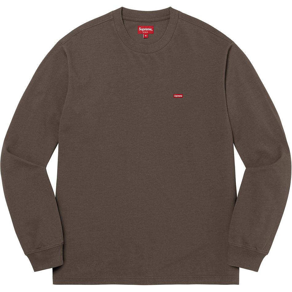 Supreme Small Box L/S Tee Pulóverek Barna | HU341JJ