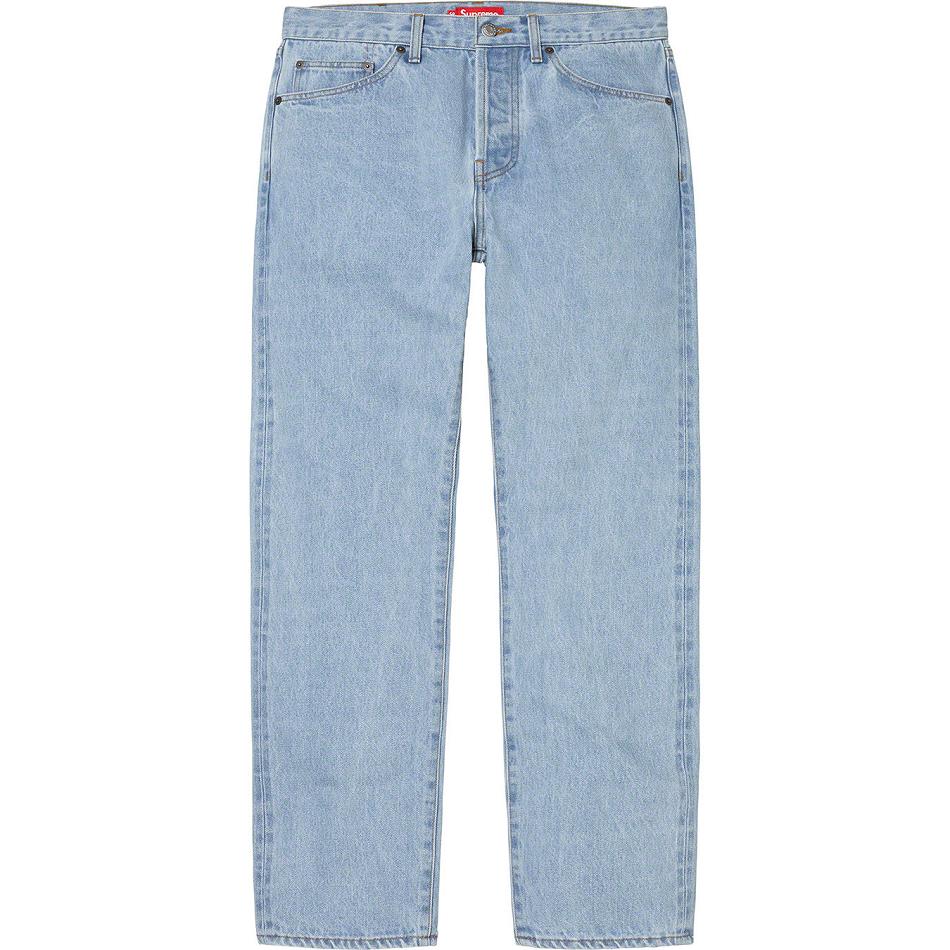 Supreme Stone Washed Slim Jean Nadrág Kék | HU435UT