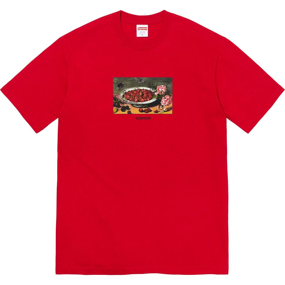 Supreme Strawberries Tee Póló Piros | HU252YU