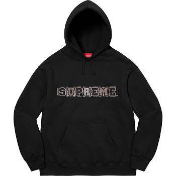 Supreme Beaded Csuklyás Pulóverek Fekete | HU275EX