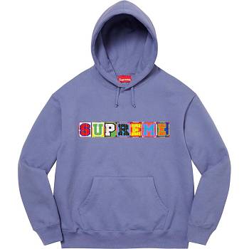 Supreme Beaded Csuklyás Pulóverek Lila | HU274WY