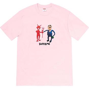 Supreme Business Tee Póló Rózsaszín | HU216CE