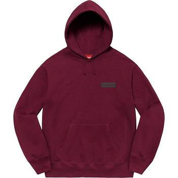 Supreme Fiend Csuklyás Pulóverek Bordó | HU290KI