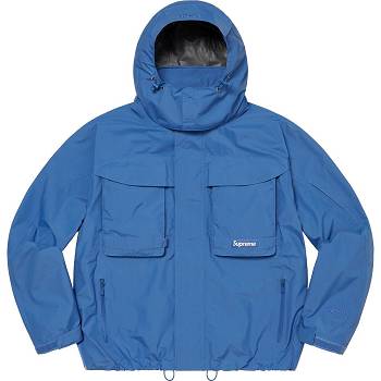 Supreme GORE-TEX PACLITE® Könnyű Shell Kabát Kék | HU448ZG