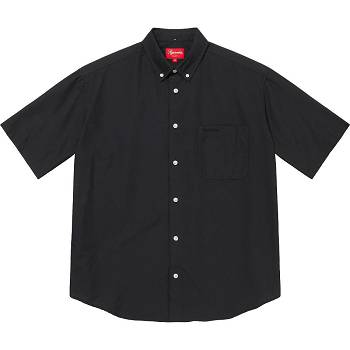 Supreme Loose Fit S/S Oxford Ingek Fekete | HU384IS