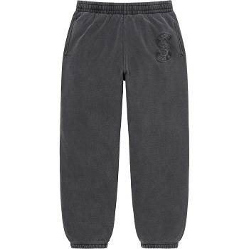 Supreme Overdyed S Logo Sweatpant Nadrág Fekete | HU403QZ