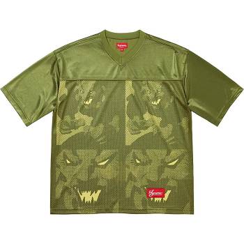 Supreme Ronin Football Jersey Pulóverek Olivazöld | HU306IS