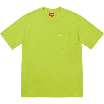 Supreme S/S Pocket Tee Pulóverek Zöld | HU321VD