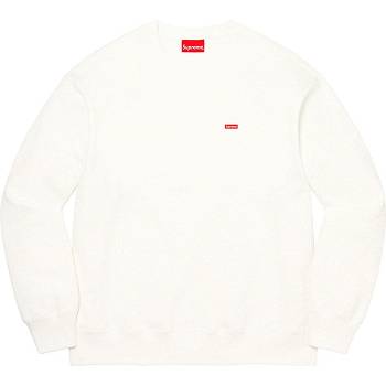 Supreme Small Box Crewneck Pulóverek Fehér | HU283AP