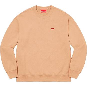 Supreme Small Box Crewneck Pulóverek Narancssárga | HU285DN