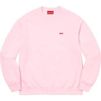 Supreme Small Box Crewneck Pulóverek Rózsaszín | HU282PQ