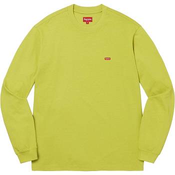 Supreme Small Box L/S Tee Pulóverek Zöld | HU346CE