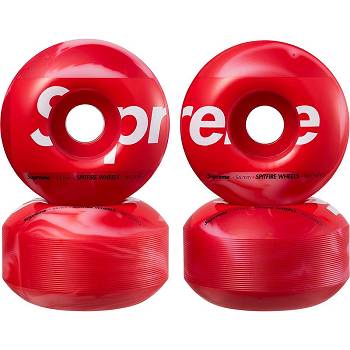 Supreme Spitfire® Shop Wheels (Set of 4) Skateboard Kiegészítők Piros | HU174YU