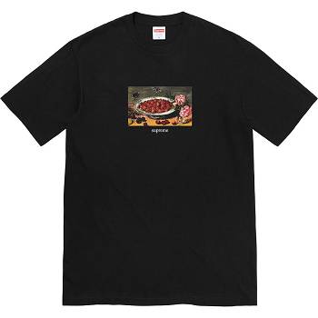 Supreme Strawberries Tee Póló Fekete | HU248WY